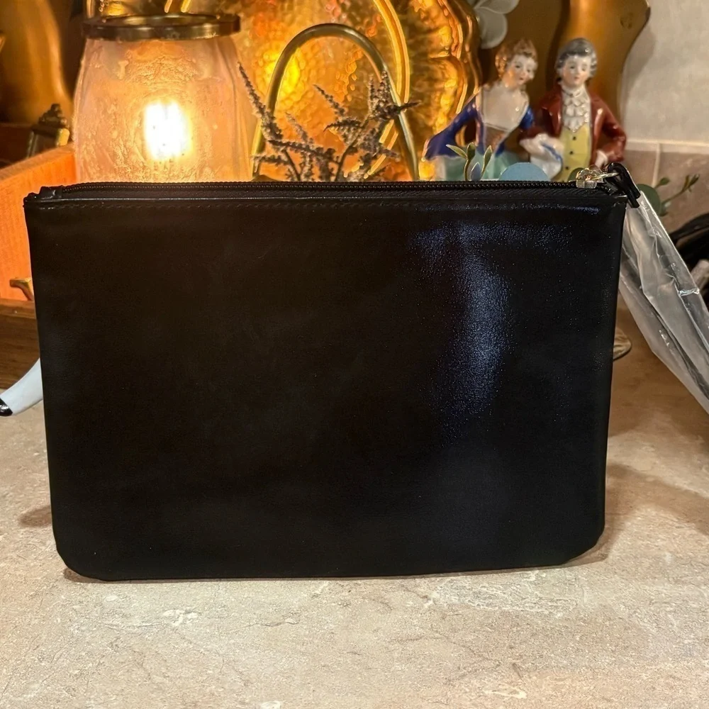 Victoria's Secret Black and Red Sequin Wristlet NWOT